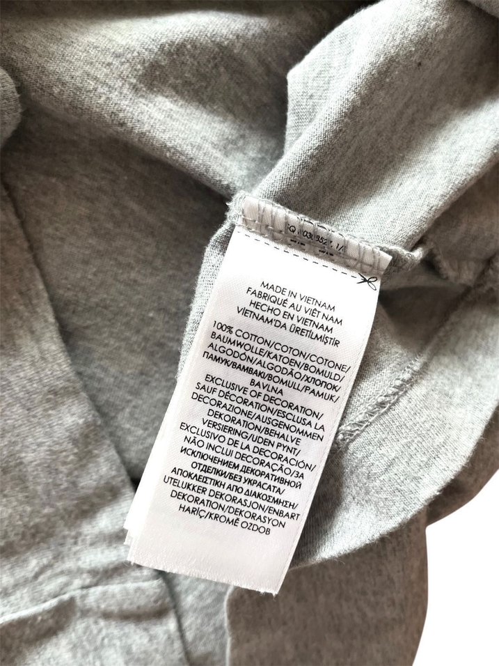 Gri Baskılı Kısa Kollu Erkek Orjinal Polo Ralph Lauren Tişört - Görsel 5