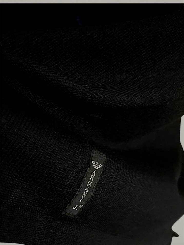 Armani Jeans Siyah Fermuarlı V Yaka Kadın Hırka - Görsel 4
