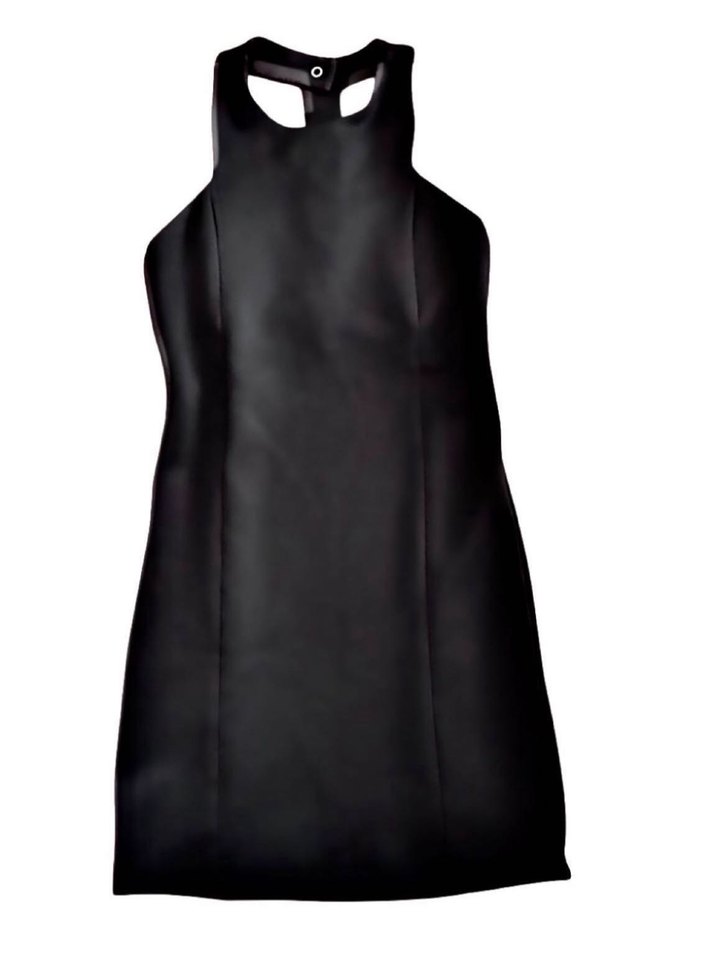 Zara Sırt Dekolteli Siyah Elbise - Görsel 4