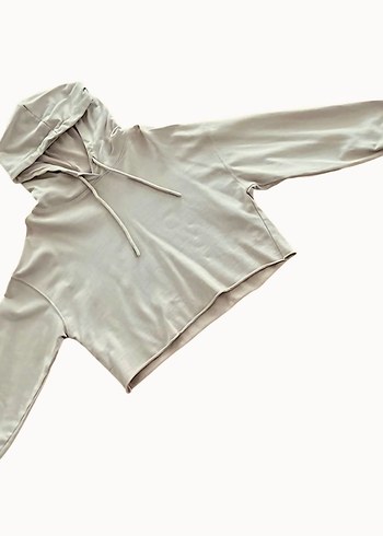 Mango Bej Crop Sweatshirt - Görsel 2