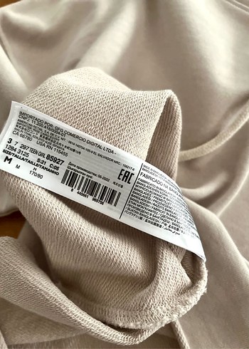 Mango Bej Crop Sweatshirt - Görsel 4