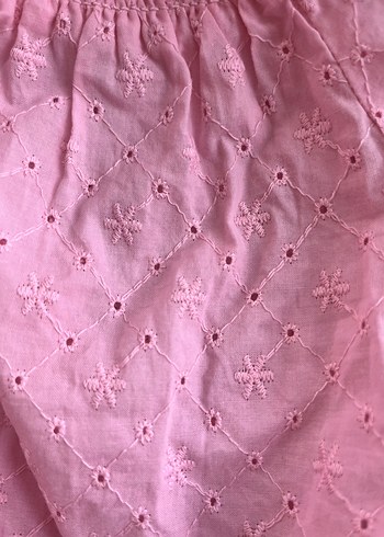 xs Beden H&M Pembe Crop Bluz