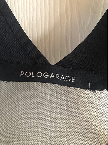 s Beden siyah Renk Polo Garage Şifon Elbise