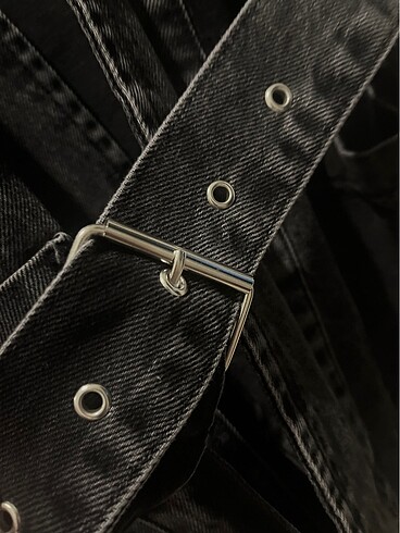 s Beden Trendyol Oversize Antrasit Denim Ceket