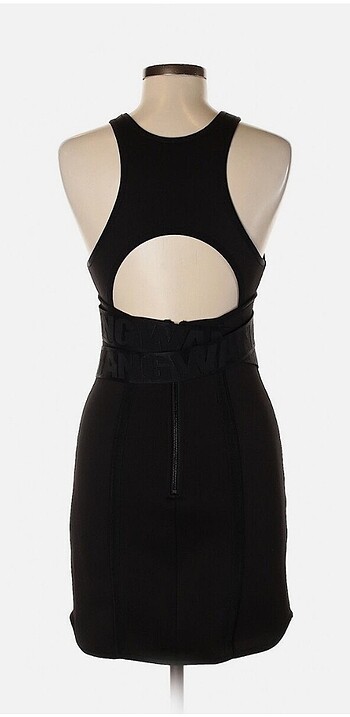 xs Beden siyah Renk Alexander Wang Neoprene Scuba Dress