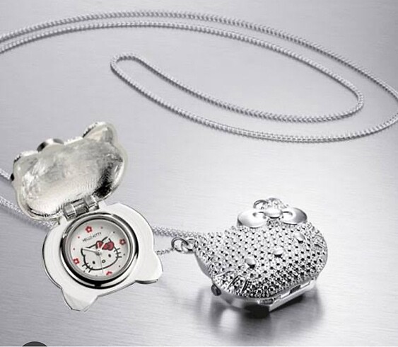 Hello Kitty Saatli Kolye
