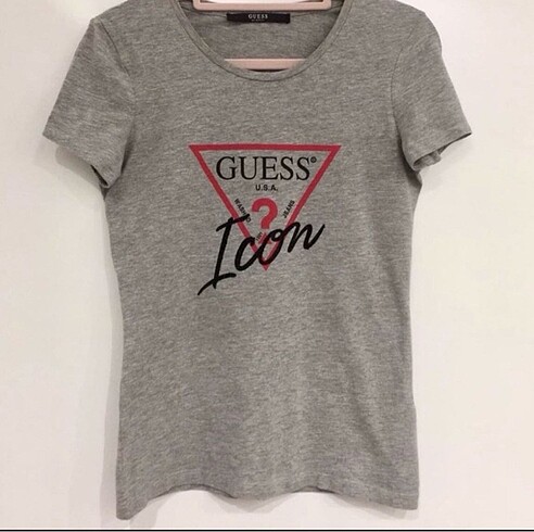 s Beden gri Renk Guess Tshirt