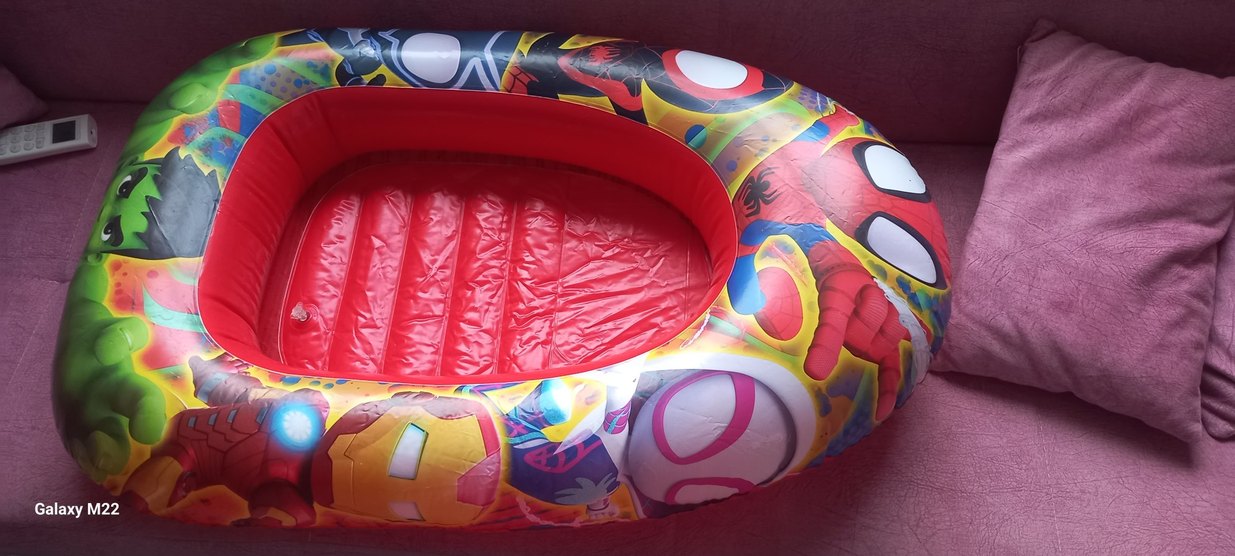 Renkli Çocuk Şişme Havuz Botu - Görsel 2