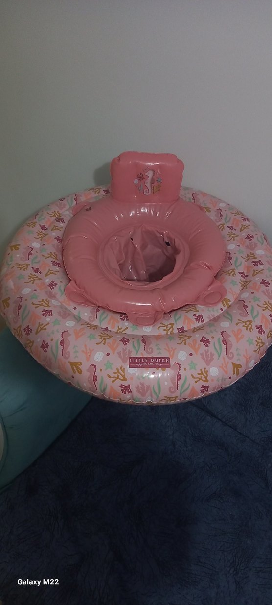 Pembe Çocuk Deniz ve Havuz Simidi - Görsel 3