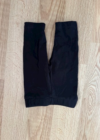 Gri Pamuklu Basic Kız Tayt - Görsel 2