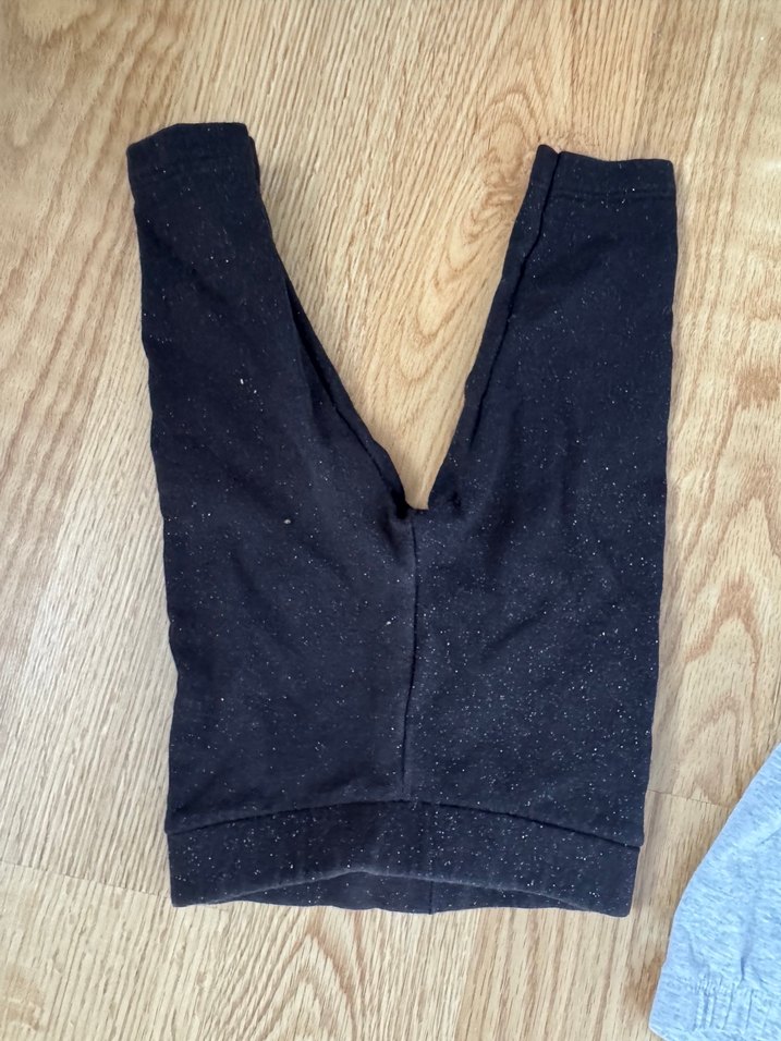 Gri Pamuklu Basic Kız Tayt - Görsel 5