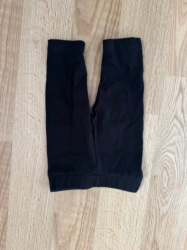 Gri Pamuklu Basic Kız Tayt - Görsel 2