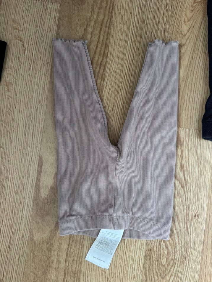 Gri Pamuklu Basic Kız Tayt - Görsel 4