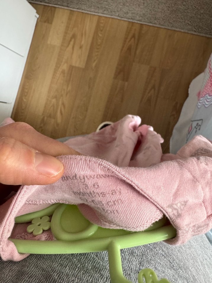 Pembe Düğmeli Bebek Kız Tulum - Görsel 2