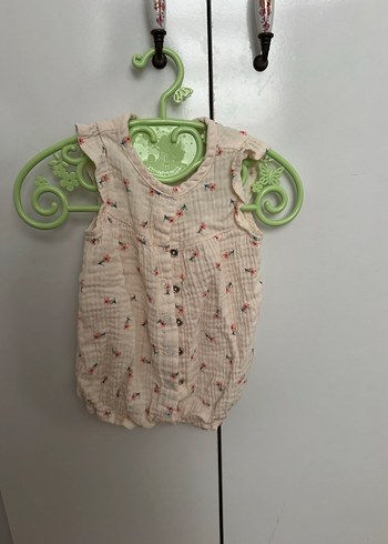 Beyaz Piliseli Bebek Kız Tulum - Görsel 2