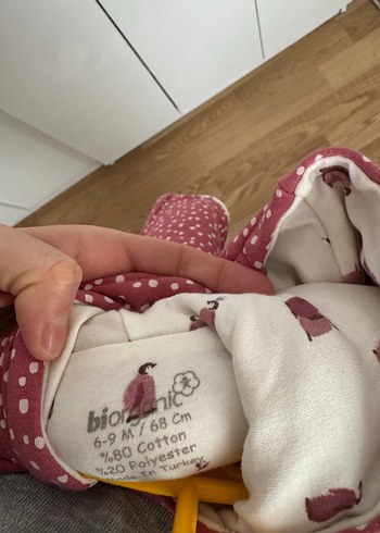 Puanlı Kapüşonlu Kız Çocuk Polar Ceket - Görsel 4