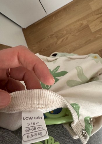 Bebek Kız Örme Çiçekli Uzun Kollu Takım - Görsel 4