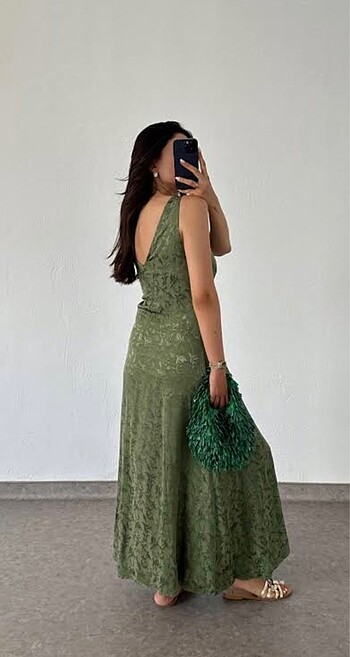 Zara Jakarlı elbise