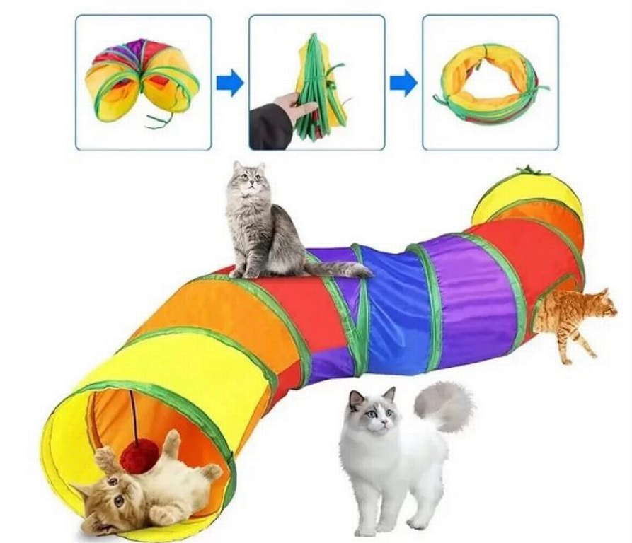 Renkli Kedi Oyun Tüneli %35 İndirimli - Görsel 2