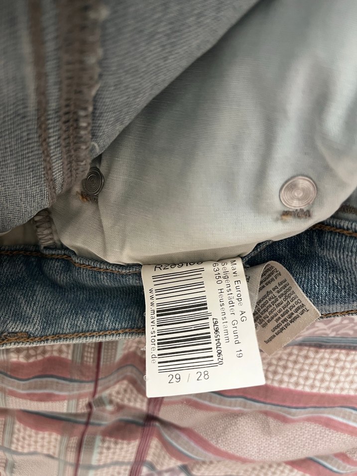 Gri Mavi Kadın Midi Boy Kot Pantolon - Görsel 4