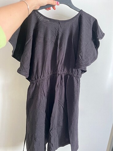 m Beden siyah Renk Mayo bikini üstü pareo