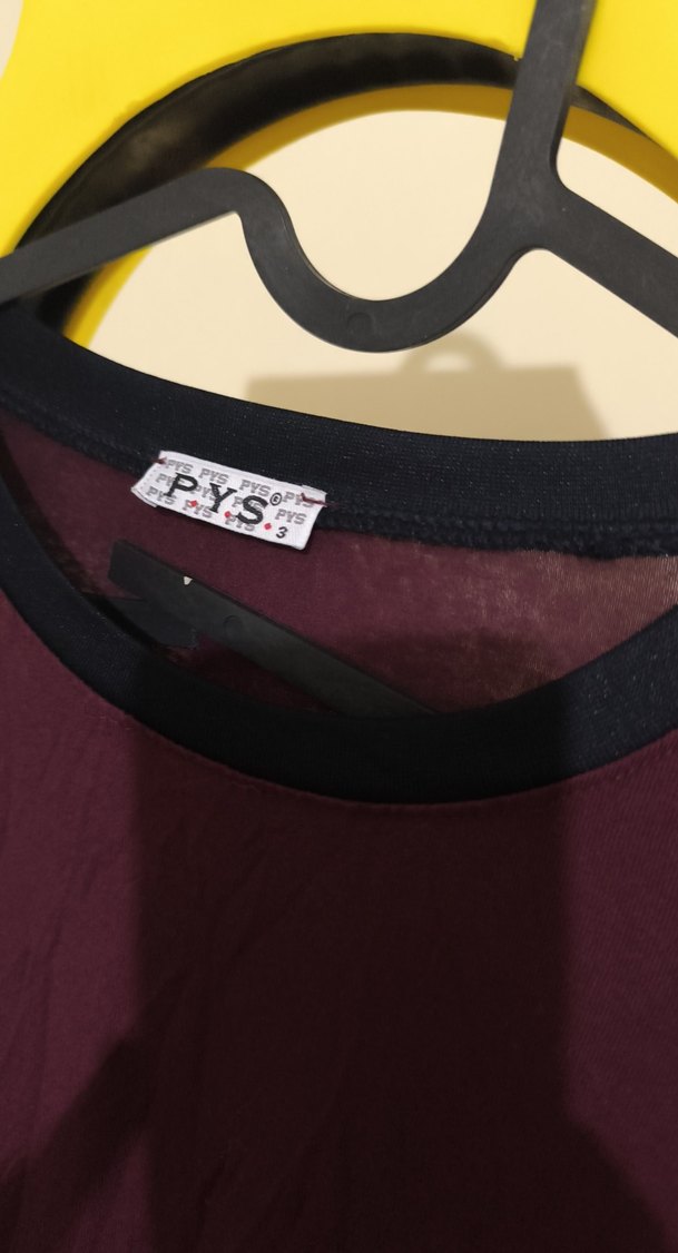 Bordo Uzun Kollu Salaş Tunik - Görsel 4