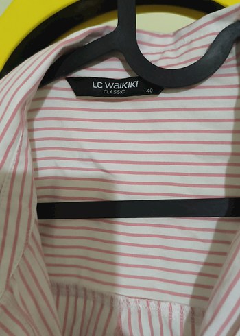 Nakışlı Düğmeli Pembe Kadın Gömlek - Görsel 6