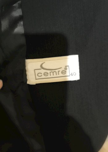 Siyah Düğmeli Kadın Blazer Ceket - Görsel 4