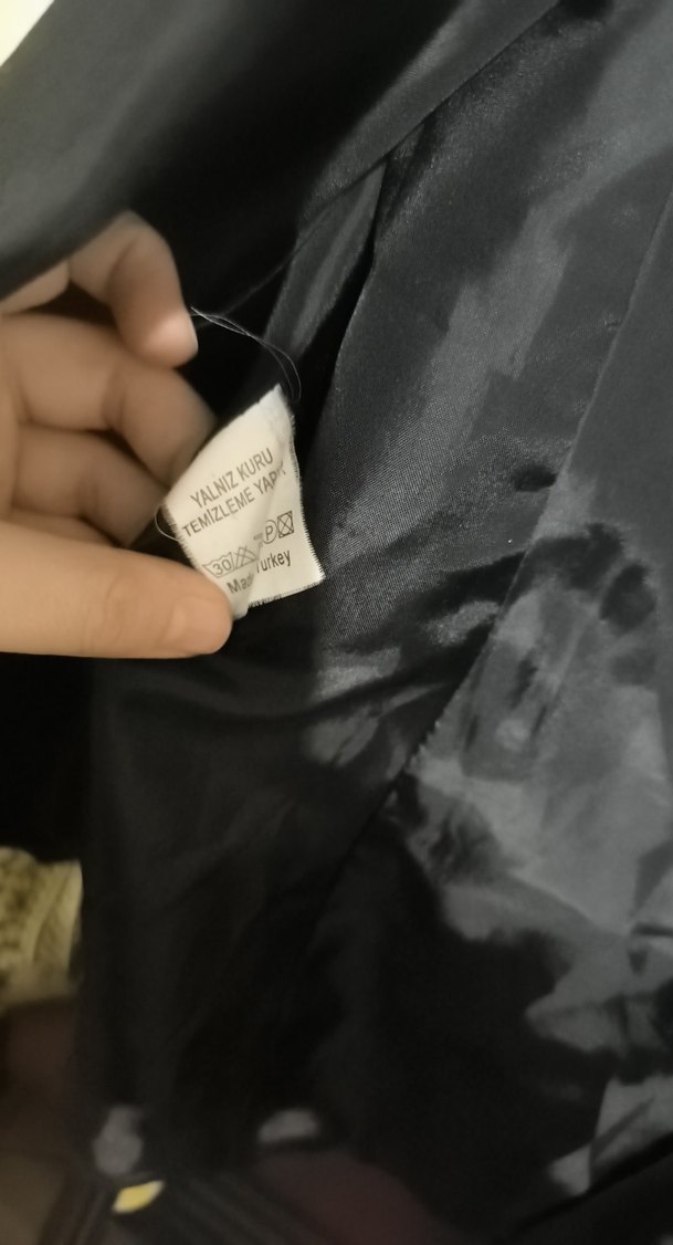 Siyah Düğmeli Kadın Blazer Ceket - Görsel 5