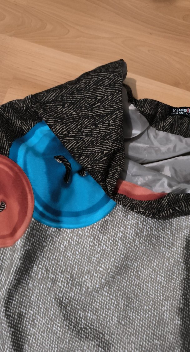 Düğmeli Gri Uzun Kadın Etek - Görsel 4