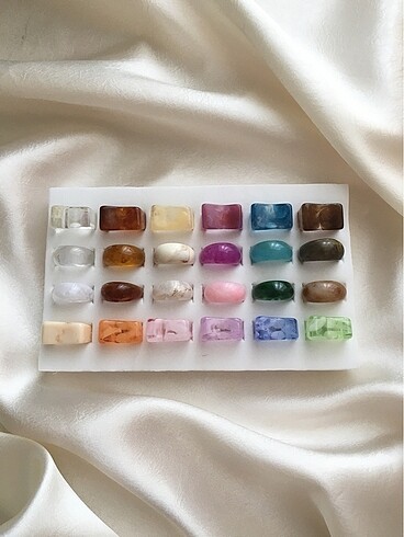  Beden Resin rings