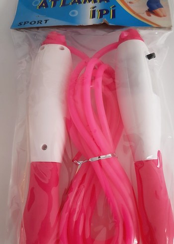 Renkli Baskılı Mavi Atlama İpi - Görsel 2