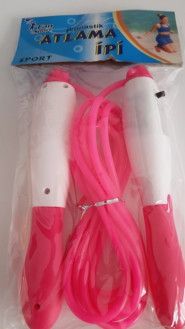 Renkli Baskılı Mavi Atlama İpi - Görsel 2