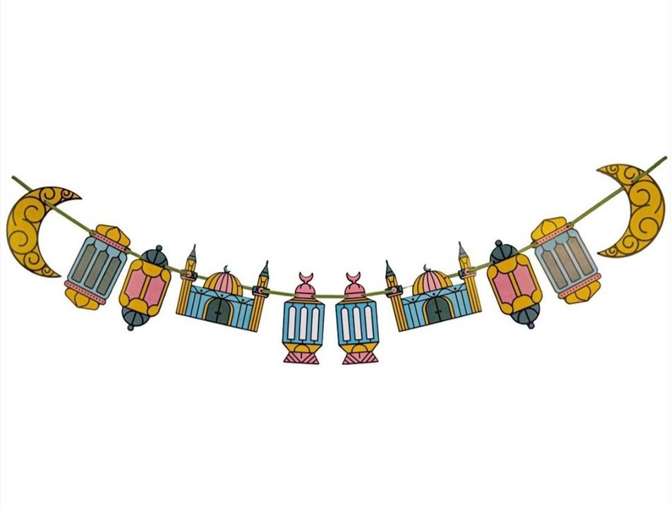 Çift Taraflı Renkli 10'lu Ramazan Banner - Görsel 2