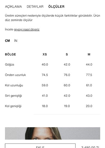 Zara deri blazer - Görsel 5