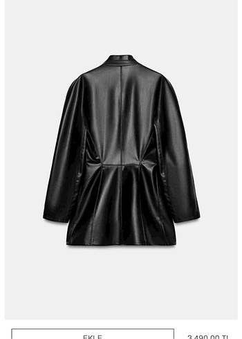 Zara deri blazer - Görsel 4