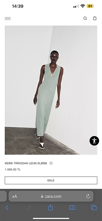 Zara yeni sezon elbise