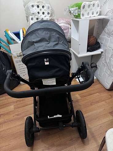 9- 18 kg Beden gri Renk Tripper travel sistem bebek arabası saricam53