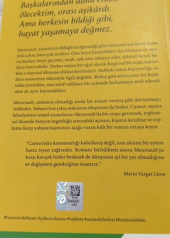  Albert Camus - Yabancı Romanı