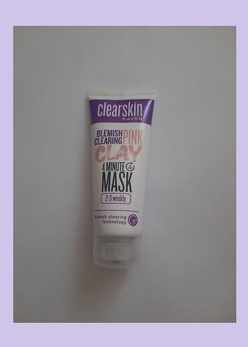 Avon Clearskin Pembe Kil Maskesi - 4 Dakikada Leke Hafifletici