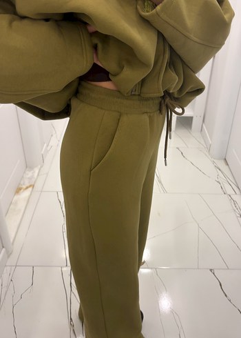 Kapüşonlu Salaş Kadın Eşofman Takımı - Görsel 2