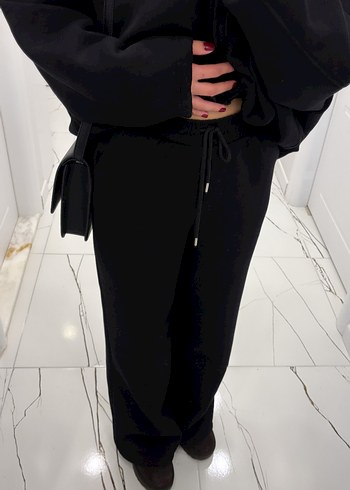 Siyah Oversize Kadın Eşofman Takımı - Görsel 6