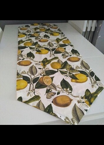 Limon desenli runner 