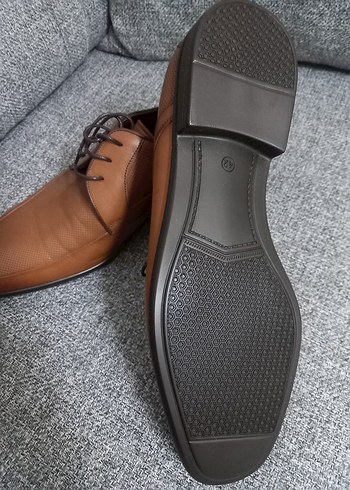 Klasik Kahverengi Deri Bağcıklı Erkek Ayakkabı - Görsel 6