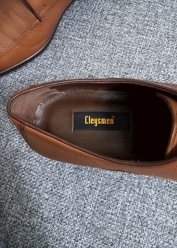 Klasik Kahverengi Deri Bağcıklı Erkek Ayakkabı - Görsel 5