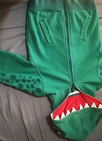 4 Yaş Beden yeşil Renk H&M fermuarşı sweat