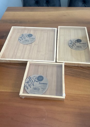 Bambu Tepsi Seti - Görsel 5