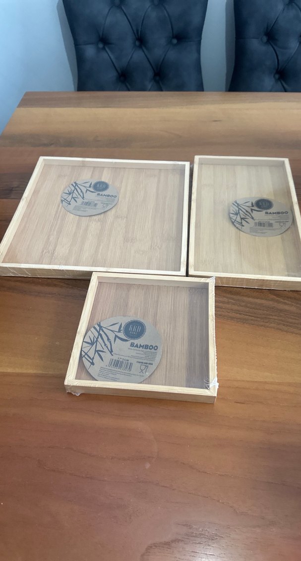Bambu Tepsi Seti - Görsel 5