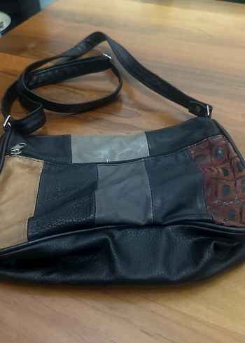 Kadın Deri Çok Bölmeli çanta - Görsel 2