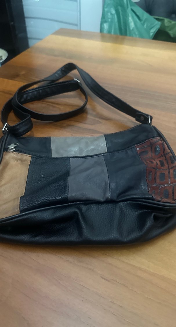 Kadın Deri Çok Bölmeli çanta - Görsel 2